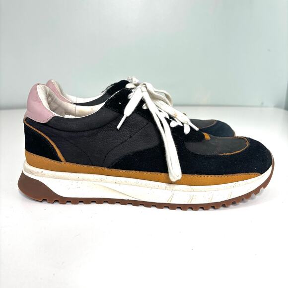 Madewell Kickoff Trainer in Dark Colorblock Nubuck & Suede 9 - Picture 3 of 8